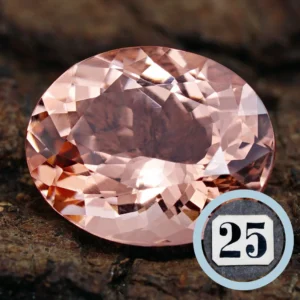 soft pink gemstone